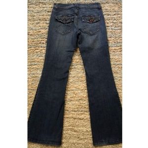 The Limited flap-pocket boot-cut jeans, sz 6L